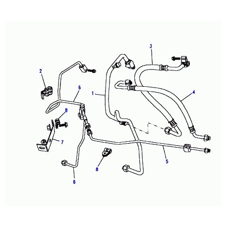 Land rover agrafe Discovery 1, 2 (BTR7301)