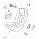Land rover garniture coussin de siege avant Range P38 (BTR9904)