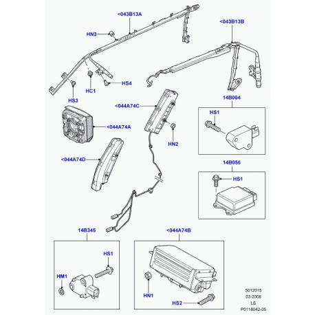 Land rover vis Discovery 3 (BYP500130)