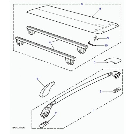 Land rover rondelle de joint Freelander 1 (CAJ100082)