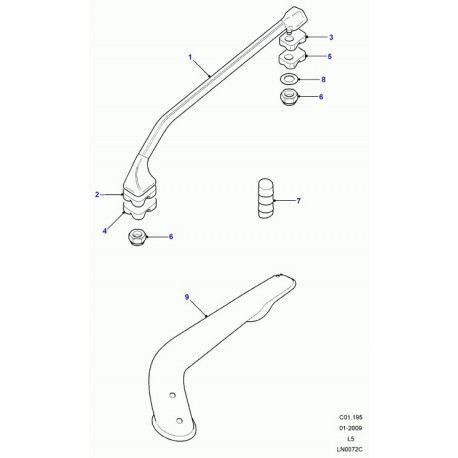 Land rover joint caoutchouc Discovery 2 (CAJ100360)
