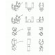 agrafe Defender 90, 110, 130, Discovery 1, Freelander 1 et Range P38