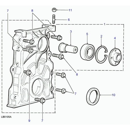 Land rover circlip Discovery 2 (CR110625)