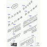 monogramme de calandre Discovery 1, 2, 3, Freelander 1, Range L322, P38, Sport