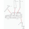 autocollant DE FINITION porte arriere gauche Discovery 2