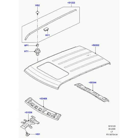 Land rover agrafe Range Sport (DBE500013)