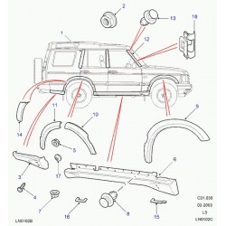 Commander gicleur lave-glace Discovery 2 LAND ROVER (023KF) pas