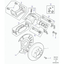 Étrier de frein et pièces pour LAND ROVER Freelander 1 - TD4 sur RLD Autos