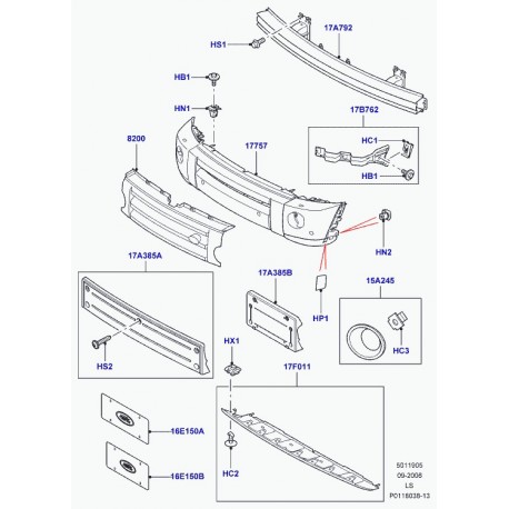 Land rover couverture Discovery 3 (DPC500123PCL)