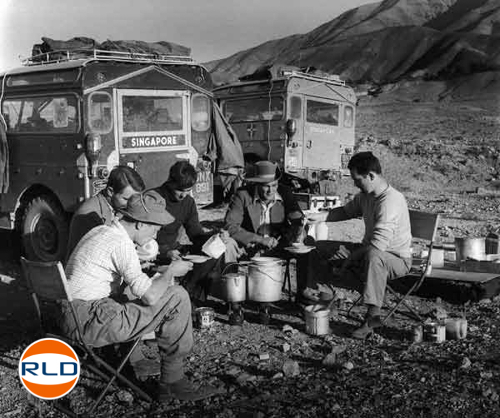 London Singapour Land Rover 1957