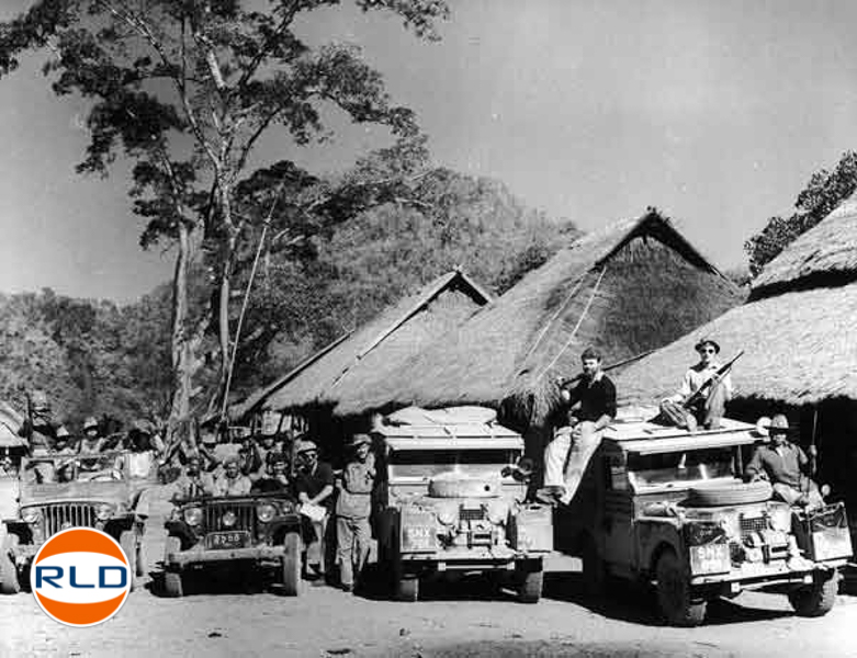 London Singapour Land Rover 1957